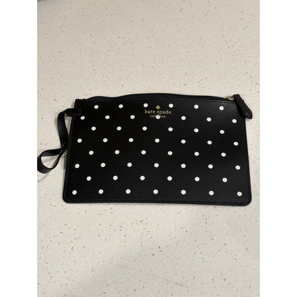 Disney & Kate Spade polka dot wristlet wallet